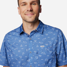 Load image into Gallery viewer, Áo Sơ Mi Tay Ngắn Nam Columbia Super Slack Tide™ Camp - Xanh Dương - Supersports Vietnam