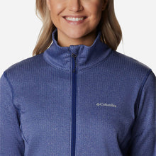 Tải hình ảnh vào trình xem Thư viện, Áo Khoác Nhanh Khô Nữ Columbia W Park View™ Grid Fleece Full Zip - Xanh Dương - Supersports Vietnam