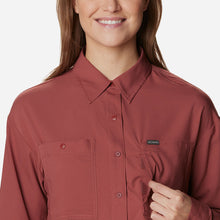 Tải hình ảnh vào trình xem Thư viện, Áo Sơ Mi Tay Dài Nữ Columbia Silver Ridge Utility™ - Đỏ - Supersports Vietnam