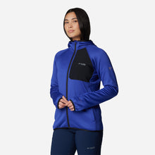 Load image into Gallery viewer, Áo Khoác Nữ Columbia Triple Canyon™ Grid Fleece Hooded Fz - Xanh Dương - Supersports Vietnam