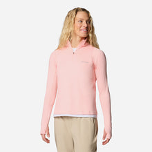 Load image into Gallery viewer, Áo Thun Dài Tay Nữ Columbia Weekend Ascent™ Half Zip - Hồng - Supersports Vietnam