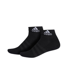 Tải hình ảnh vào trình xem Thư viện, Vớ Adidas Cush Ankle 1 Pair Black/Black/White