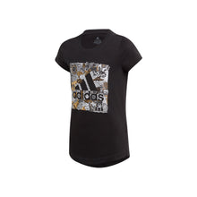 Load image into Gallery viewer, Áo Tay Ngắn Thể Thao Bé Gái Adidas Must Haves Doodle Badge Of Sport