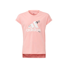 Load image into Gallery viewer, Áo Tay Ngắn Thể Thao Bé Gái Adidas Collegiate