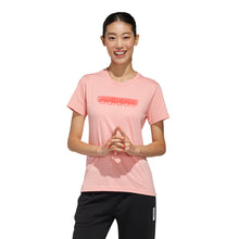 Load image into Gallery viewer, Áo Tay Ngắn Thể Thao Nữ Adidas Boxed Logo Graphic