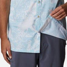 Load image into Gallery viewer, Áo Sơ Mi Ngắn Tay Chống Nắng Nam Columbia Super Slack Tide™ Camp - Xanh Dương - Supersports Vietnam
