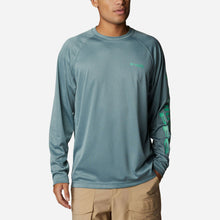 Load image into Gallery viewer, Áo Thun Dài Tay Chống Nắng Nam Columbia Pfg Terminal Tackle™ Heather - Xanh Mint - Supersports Vietnam
