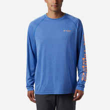 Load image into Gallery viewer, Áo Thun Dài Tay Chống Nắng Nam Columbia Pfg Terminal Tackle™ Heather - Xanh Dương - Supersports Vietnam
