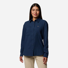 Load image into Gallery viewer, Áo Sơ Mi Dài Tay Nữ Columbia Silver Ridge Utility™ Long Sleeve - Xanh Navy - Supersports Vietnam
