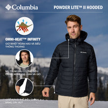 Tải hình ảnh vào trình xem Thư viện, Áo Khoác Nam Columbia Powder Lite™ Ii Hooded - Đen
