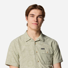 Load image into Gallery viewer, Áo Sơ Mi Tay Ngắn Nam Columbia Tech Trail™ Utility Printed Woven Short Sleeve - Xanh Mint - Supersports Vietnam
