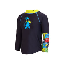 Tải hình ảnh vào trình xem Thư viện, Áo bơi bé trai Zoggs Sci Fi Long Sleeve Zip Suntop
