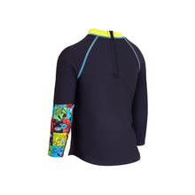 Tải hình ảnh vào trình xem Thư viện, Áo bơi bé trai Zoggs Sci Fi Long Sleeve Zip Suntop
