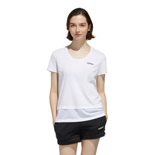 Load image into Gallery viewer, Áo Tay Ngắn Thể Thao Nữ Adidas Essentials Material Mix
