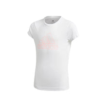 Load image into Gallery viewer, Áo Tay Ngắn Thể Thao Bé Gái Adidas Up2Mv Aeroready
