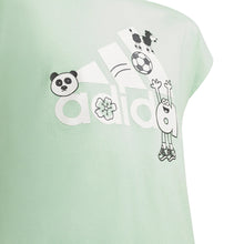 Load image into Gallery viewer, Áo Tay Ngắn Thể Thao Bé Gái Adidas Cleofus
